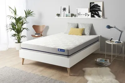Productafbeelding van Actimemo zachte matras, 140x220 cm, traagschuim, stevigheid graad 3, hoogte: 20 cm, 3 comfortzones