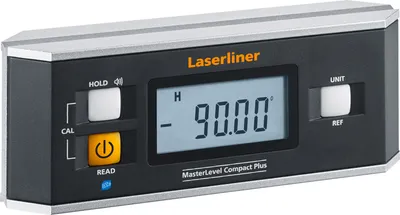 Productafbeelding van Laserliner MasterLevel Compact Plus, zwart, grijs, LCD-display, AAA-batterijen, 1,5 V, 0 - 50 °C, 152 mm
