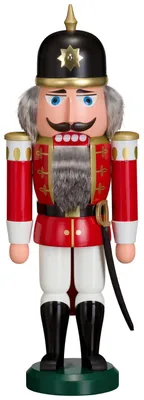 Produktbild von Soldat rot (36cm) Nussknacker von Seiffener Volkskunst
