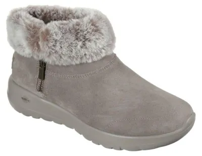 Obrázok produktu pre Skechers Dámske členkové topánky s teplou podšívkou sivé