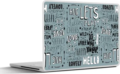 Produktbild von MuchoWow® Laptop Aufkleber Sticker Cover Zitate - Worte - Kinder - Sprichwörter - Baby - Jungen - Mädchen 25x18 cm - Laptop-Deko