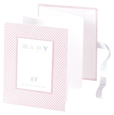 Produktbild von RÖSSLER Foto Leporello Baby Girl rosa 150x190mm