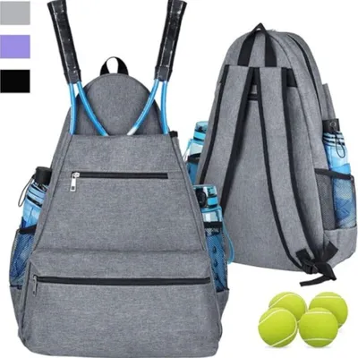 Immagine prodotto di INF Nuovo Zaino Sportivo per Racchetta da Tennis Grigio
