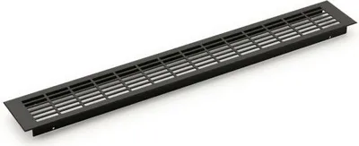 Obrázok produktu pre Vetracia mriežka Naber 1, 500 x 70 mm, čierna matná