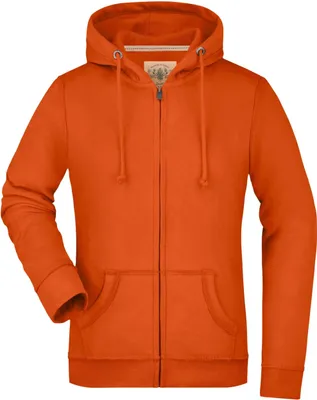 Productafbeelding van Damessweatshirt James & Nicholson Vintage Hoody Oranje