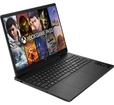 Immagine prodotto di Laptop gaming HP HyperX OMEN da 15 pollici, modello 15-gb0058ng, processore AMD Ryzen™ 5, schermo da 38,9 cm (15,3"), risoluzione 1920 x 1200 pixel, 16 GB di RAM, sistema operativo Windows 11 Home, colore nero
