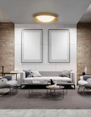 Produktbild von Nova Luce ZANO LED Deckenleuchte Blattgold 28W Warmweiss 10x50cm dimmbar 9053821
