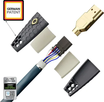 Productafbeelding van OEHLBACH 8K Ultra High-Speed HDMI®-kabel Flex Evolution, blauw, 3,0 meter (D1C92603)