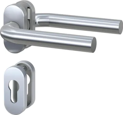 Produktbild von BASI - Schmalrahmen-Garnitur - Edelstahl - L-Form - 7302-0208