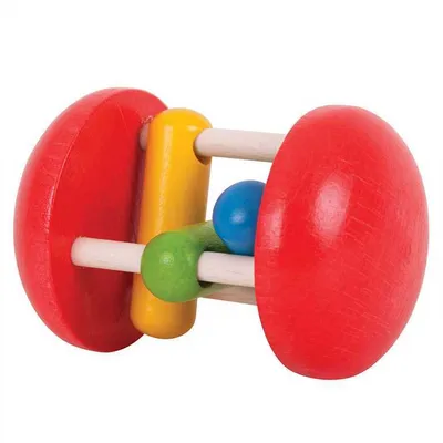 Obrázok produktu pre Bigjigs Baby Chrastítko duhový válec