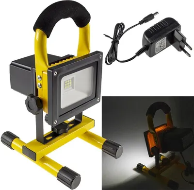 Produktbild von REV RITTER LED-Arbeitsleuchte Akku SPOT 20 schwarz-gelb