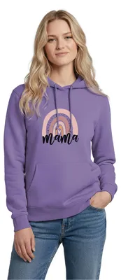 Produktbild von Spreadshirt Regenbogen Mama Damen Hoodie, L, Lavendel