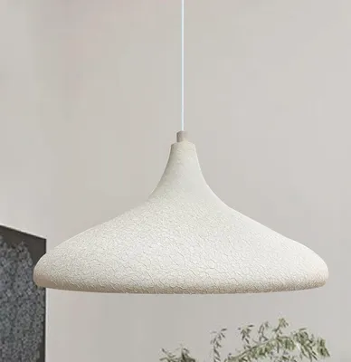 Produktbild von Pendelleuchte Champion, E27, Ø35 Kinderzimmer Lampe Schlafzimmer Lamp Metall Wohnzimmerlampe Hängelampe Weiß Textur Gemustert Pendellampe