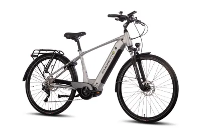 Produktbild von Saxonette E-Bike Mittelmotor mit 8 Gang Shimano Nabenschaltung StVZO Elektrofahrrad Pedelec Quantum Sport (Diamand) Rahmenhöhe 48 cm