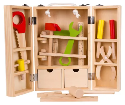 Immagine prodotto di Utensili per il legno 30 pezzi in valigetta di legno 21x30x8cm