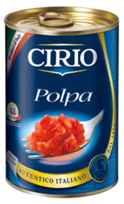Image de Cirio : pulpe de tomates en morceaux, 400 g
