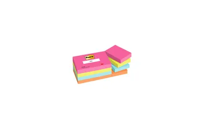 Zdjęcie produktu dla Karteczki samoprzylepne Post-it Notes 51 x 38 mm Poptimistic 12 bloczków po 100 karteczek każdy