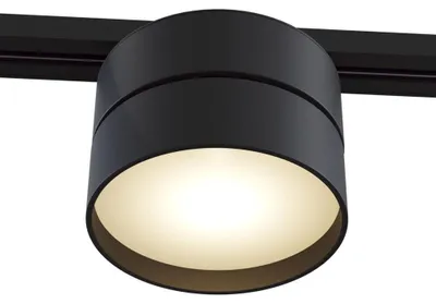 Image de Maytoni ONDA Système monophasé UNITY LED Lampe sur rail 18W 3000K noir 11,1 cm blanc chaud