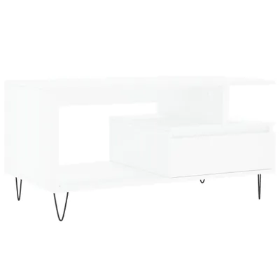 Produktbild von vidaXL Couchtisch Weiß 90x49x45 cm Holzwerkstoff