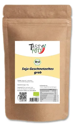 Produktbild von Tasty Pott  Soja Geschnetzeltes grob - ab 1kg Beutel