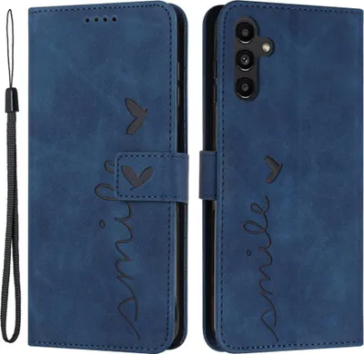 Produktbild von Samsung Galaxy A15 Hülle - Coverup Smile Klapphülle - Blau