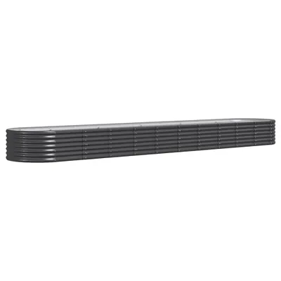 Immagine prodotto di VIDAXL -Planungsbox 440x80x36 cm Pulver -beschichteter Stahl -Anthrazit -Verschärfen