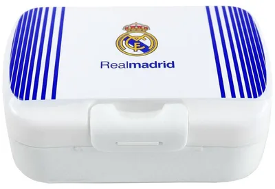 Produktbild von Real Madrid Brotdose 16x12x5,5cm Lunchbox