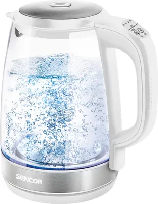 Obrázek produktu pro SENCOR SWK 2190WH Rychlovarná konvice s regulací teploty, objem 2,0 l, funkce udržování teploty po dobu 30 min, příkon 2200 W, oboustranný vodoznak, středový 360 ° konektor STRIX