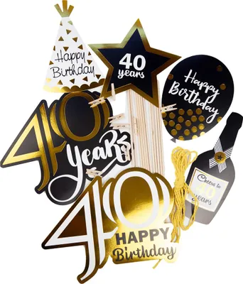 Immagine prodotto di Decorazioni di compleanno per il 40° compleanno, set