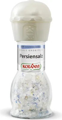 Image de Kotanyi sel de Perse sel gemme naturel dans un moulin à épices 84g