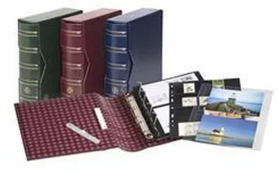 Produktbild von Ringbinder OPTIMA, Classic-Design GIGANT, inkl. Schutzkassette, rot