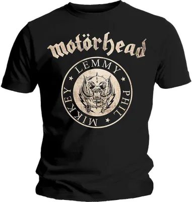 Obrázek produktu pro Motörhead Undercover Seal Newsprint Black L Tričko