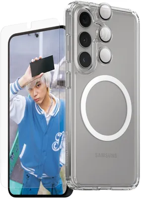 Produktbild von PanzerGlass ® | CARE by ® Flagship 3-in-1 Set Samsung Galaxy S25+, Samsung, Samsung - Galaxy S25+, Trockene Anwendung, Kratzresistent, Schockresistent, Transparent, 1 Stück(e)