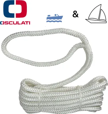 Immagine prodotto di Cima d'ormeggio Osculati con occhiello 10mm x 6m bianco
