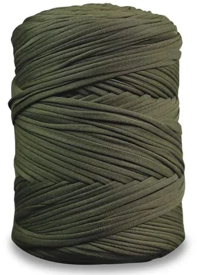 Immagine prodotto di Filato per maglieria e uncinetto, colore verde oliva, 400 grammi