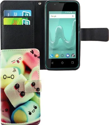 Produktbild von Handyhülle Tasche für Wiko Sunny 2 Schriftzug Marshmallows