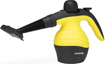 Obrázok produktu pre H.Koenig NV60, Prenosný parný čistič, Čierna, Žltá, 1000 W, 230 V, 4,2 bar, 1,3 kg