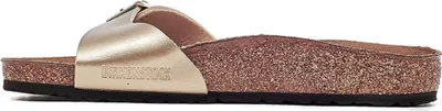 Produktbild von Birkenstock Madrid Frauen E zel Riemen Birko Flor Sandale Gold – 5,5 UK - 39 EU - 8/8,5 US