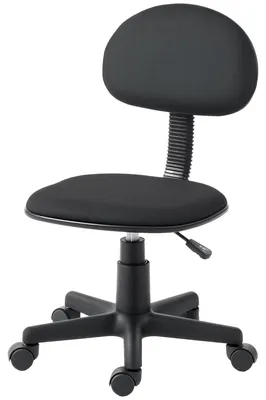 Productafbeelding van HOMCOM bureaustoel zonder armleuningen, in hoogte verstelbaar, afmetingen 43 x 48 x 75–87 cm