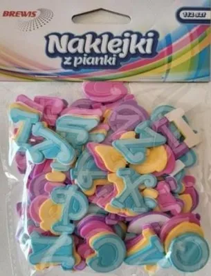 Immagine prodotto di Adesivi in schiuma alfabeto 112pz