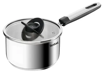 Imagen del producto de Tefal Emotion+ E3282245, redonda, acero inoxidable, acero inoxidable, sin revestimiento, acero inoxidable, cerámica, eléctrica, de gas, halógena, para inducción, placa sellada