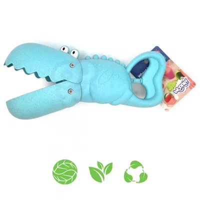 Obrázok produktu pre WOOPIE GREEN Krokodília naberačka na piesok a vodu Modrá Biologicky rozložiteľný organický materiál