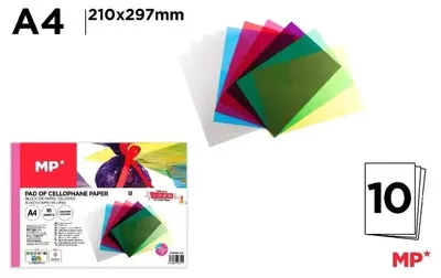 Zdjęcie produktu dla Celofan w bloku A4/10K - MP Main Paper