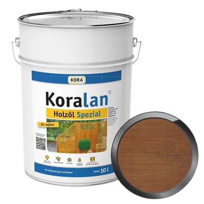 Produktbild von KORA Koralan Holzöl-Spezial 10 Liter Tabakbraun