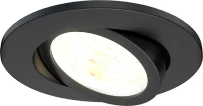 Produktbild von Ledvion LED Einbaustrahler Schwarz 7W CCT wasserdicht IP65 dimmbar
