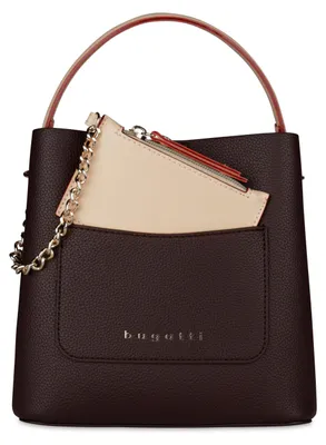 Produktbild von bugatti Handtasche Umhängetasche Ella Top Handle Bag Dark Brown dunkelbraun