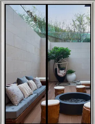 Obrázok produktu pre Homearda Magnetická sieť proti hmyzu na dvere Odolná 90x210cm