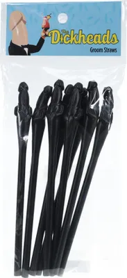 Produktbild von Groom Straws - Black
