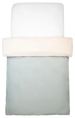Immagine prodotto di Copripiumino Lino - 80x120 cm - Verdigris | by SEVIRA KIDS