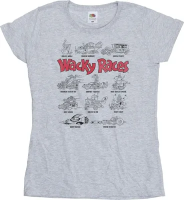 Produktbild von Wacky Races - T-Shirt für Damen BI44766 (L) (Grau)